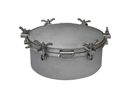 化工不銹鋼快開(kāi)人孔φ500 化工不銹鋼快開(kāi)人孔φ500