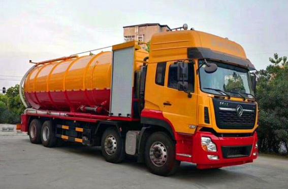 東風天龍前四后八清洗吸污車 東風天龍前四后八清洗吸污車