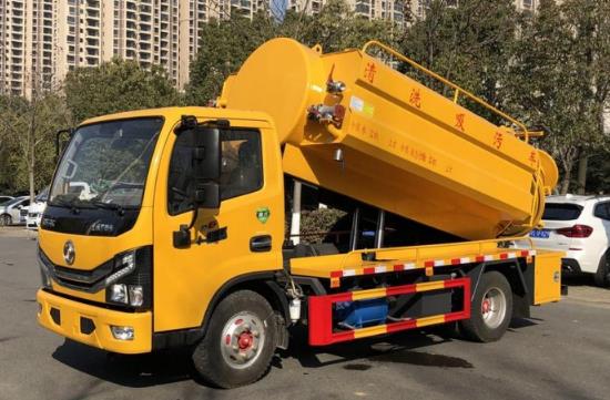 國六東風多利卡6方清洗吸污車 國六東風多利卡6方清洗吸污車