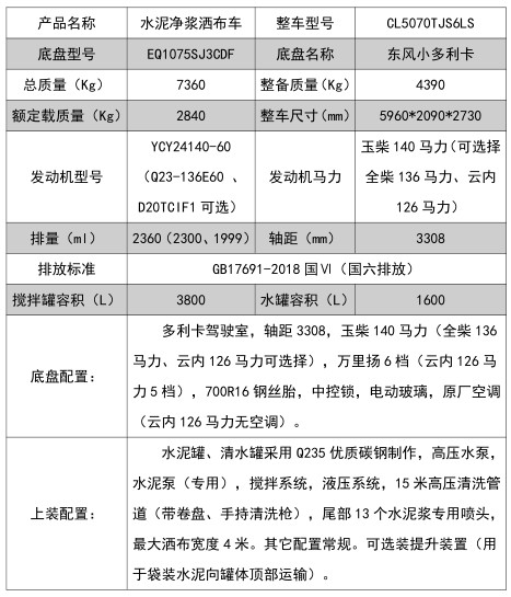 �����Ɩ|�L(f��ng)������ˮ�����{����܇,������CL5070TJS6LS��ˮ�����{����܇